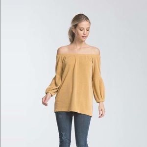 Boutique off the shoulder top